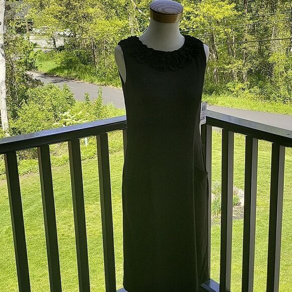 CHARTER CLUB dress, Salid black, size 6 - Picture 4 of 7